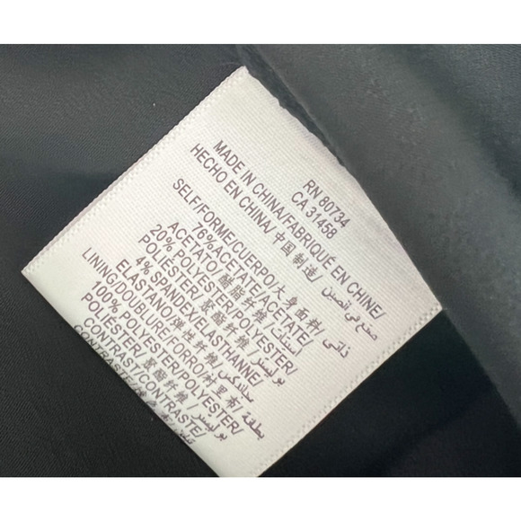 BCBGMaxazria Dress Womens Size 12 Black Lace Pencil Strapless Cocktail NWT - Picture 5 of 8